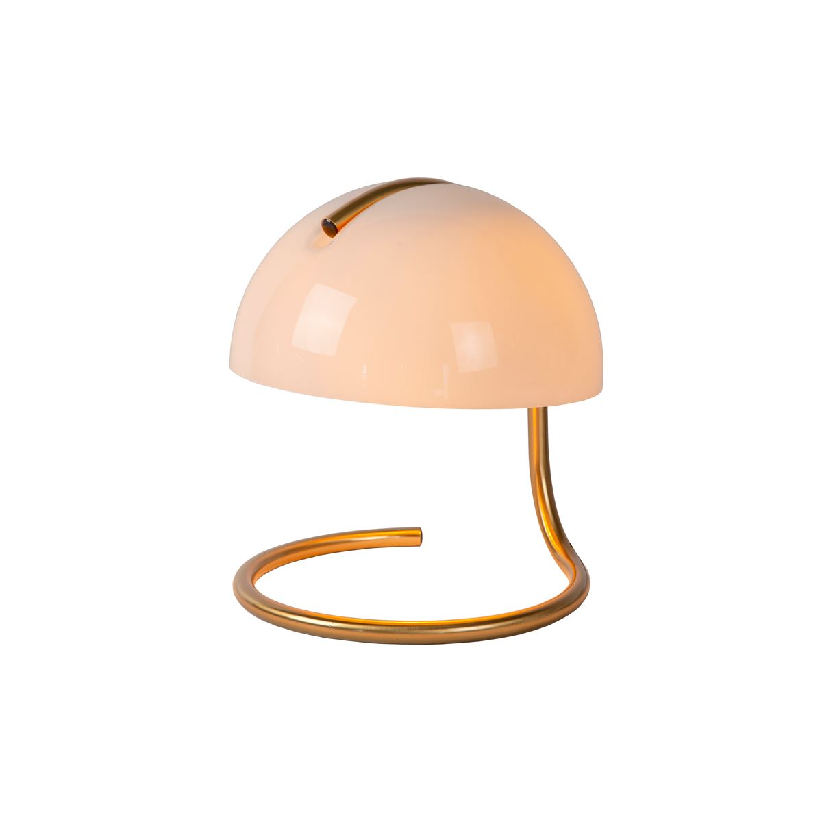 Lampe de table Lucide Cato blanche