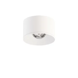 Arkoslight Puck, downlight en saillie blanc texturé