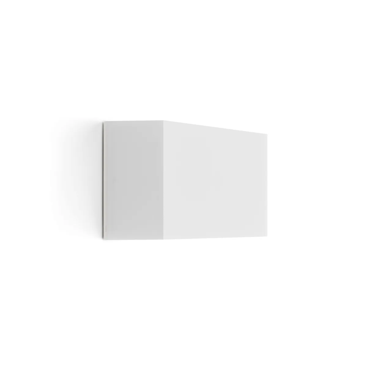 Lombardo Art 100 : applique extérieure blanche au format allongé de 250 × 100 mm