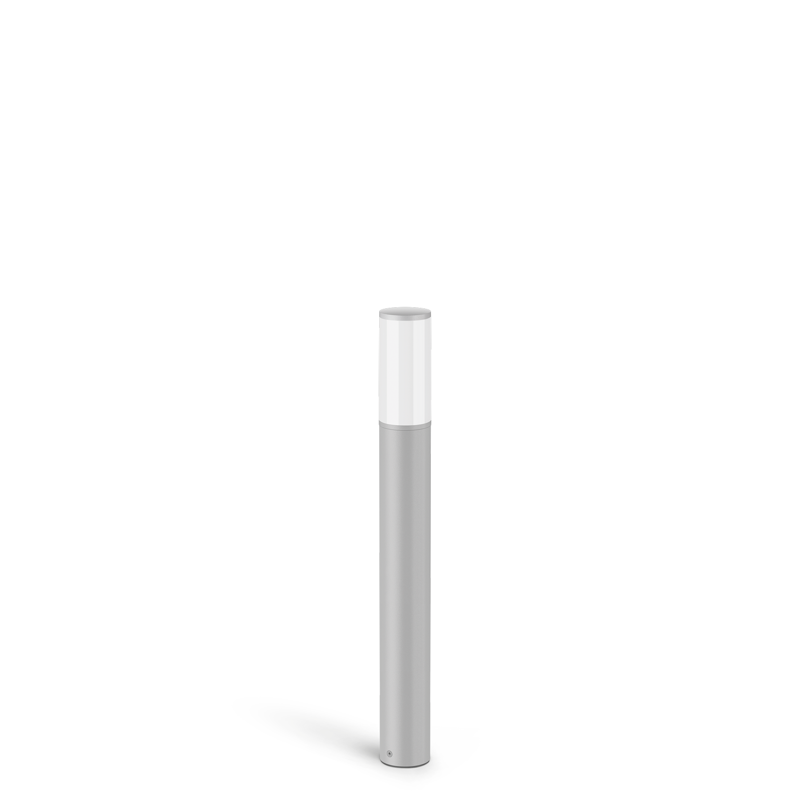 Lombardo Stik 60 Opal Bollard 540 : borne cylindrique fine à diffuseur opale