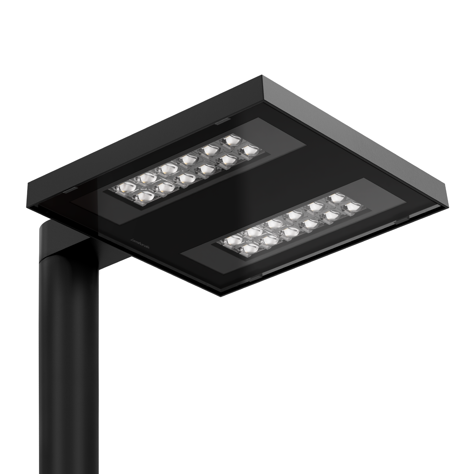 Lombardo Kai 2 : luminaire urbain en tête de mât