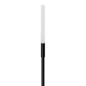 Lombardo Linfa 80 : luminaire à planter à tige fine noire et câble